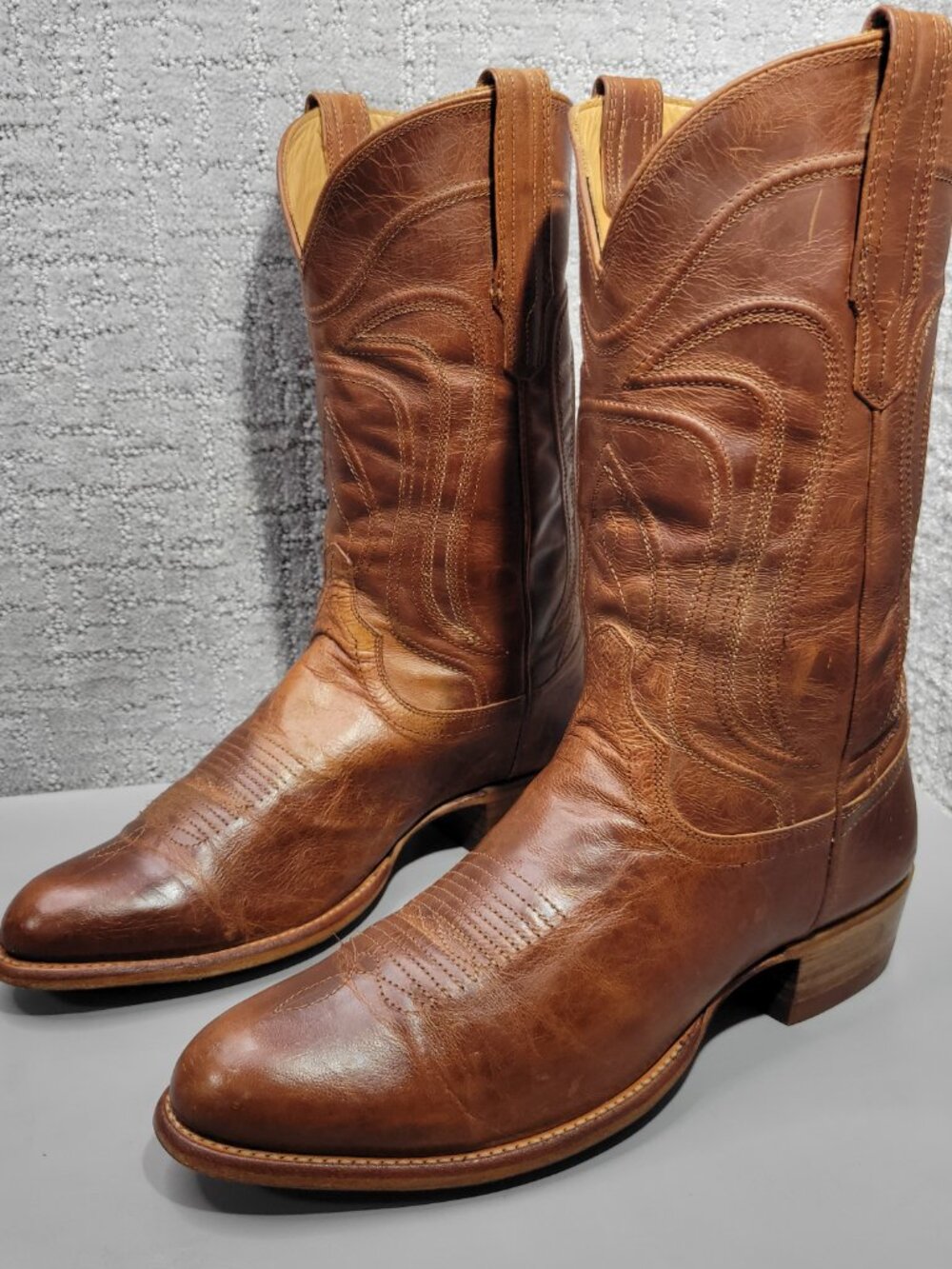 Tecovas The Cartwright Men's Size US 10.5D Scotch Goat Pull-On Western Boots. - Picture 9 of 11